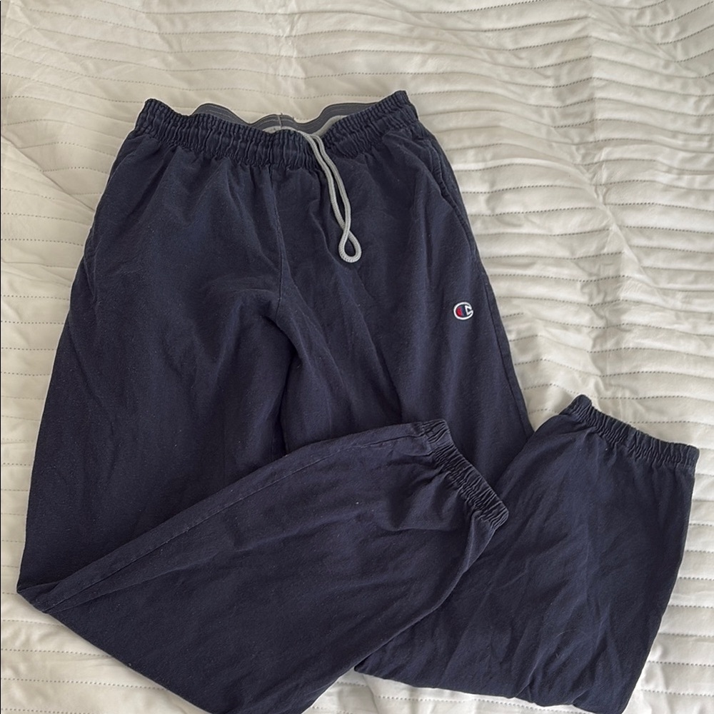 Navy blue champion sweatpants